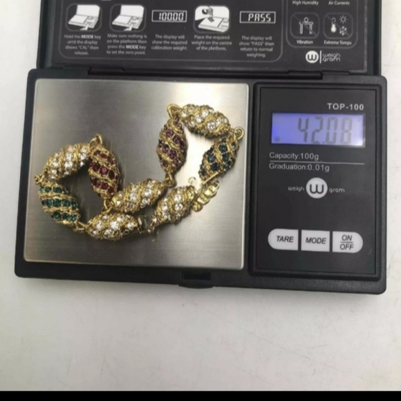 Vintage Camrose & Kross Jackie Kennedy Bracelet 7.5"/8.5" - Picture 7 of 12